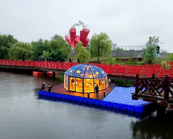 游艇浮橋浮筒水上平臺出售租賃